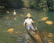 Gustave Caillebotte Racing boat Sweden oil painting artist